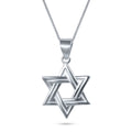 שרשרת כסף מגן דוד מעוצב