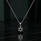שרשרת כסף מגן דוד קטן
