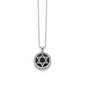 שרשרת כסף 925 עם תליון מגן דוד בעיצוב מודרני