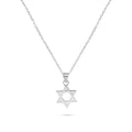שרשרת כסף מגן דוד קטן